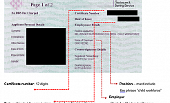 DBS certificate